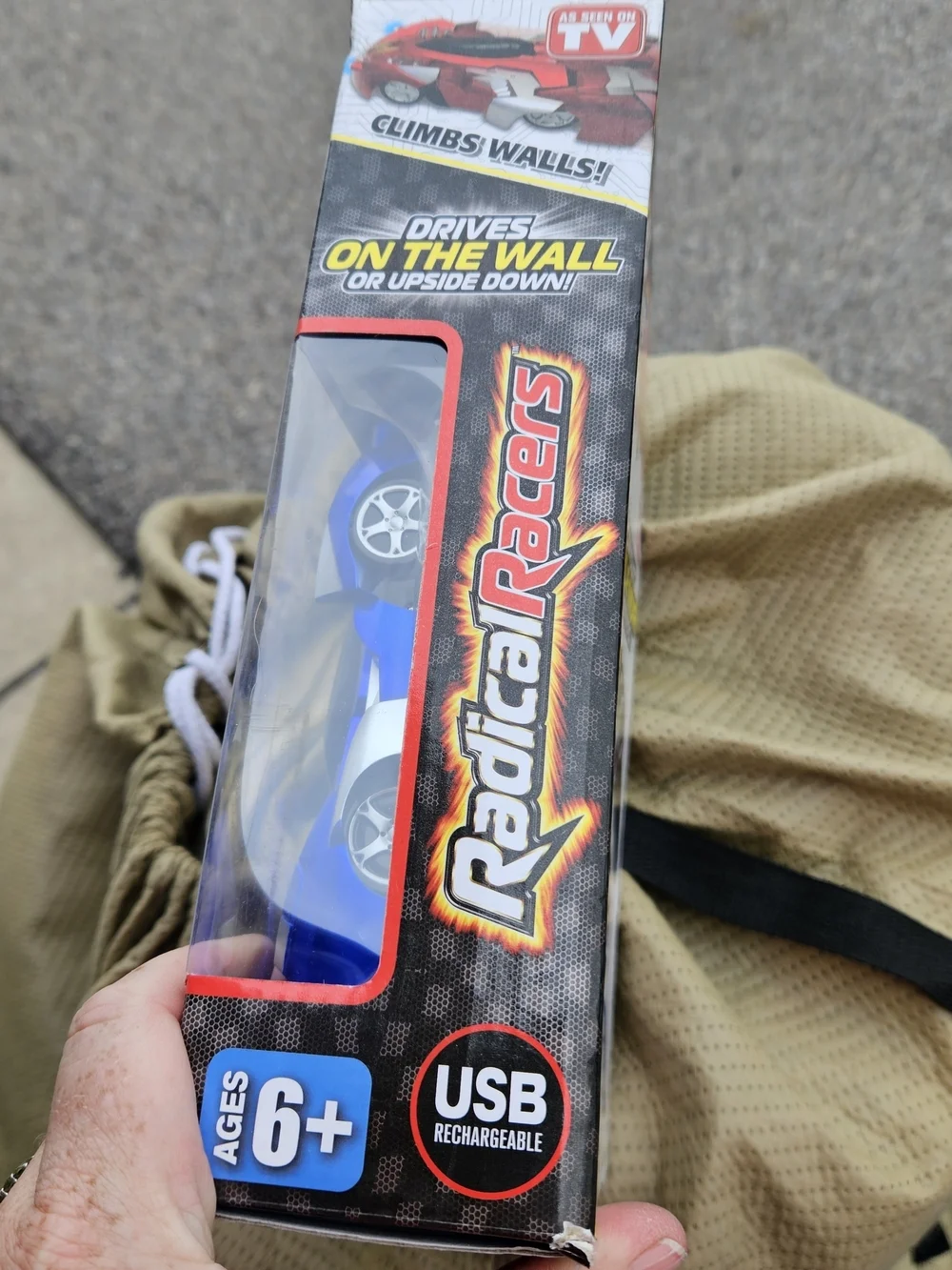 As Seen On TV Radical Racers LED Wall-Climbing Car in Blue